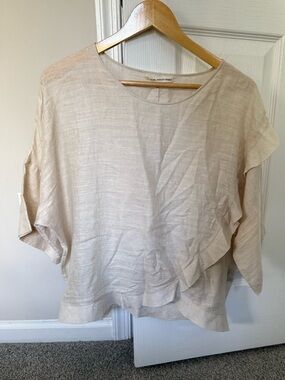 Isabel Marant Etoile | Light Linen Layered Ruffle Blouse, Loose fit